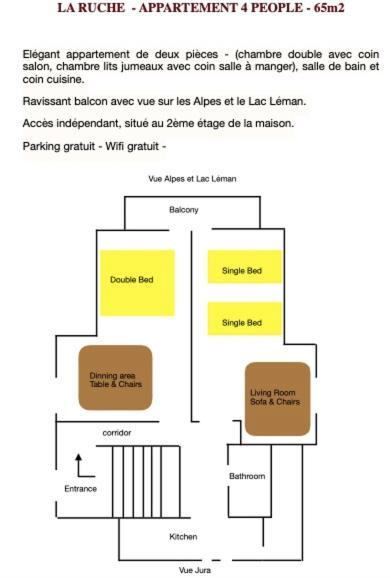 Bnb La Clemonie Arzier エクステリア 写真